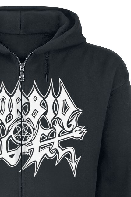 Morbid Angel - Zipper Hoodie with Sleeve Prints - Last Ones !! | Necroharmonic