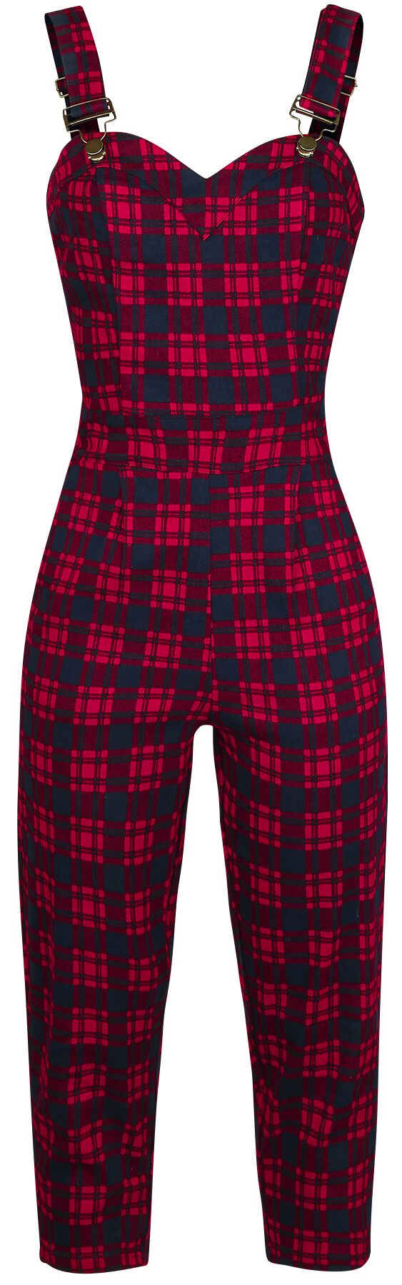 Just Checking Plaid Jumpsuit Jawbreaker Dungarees EMP