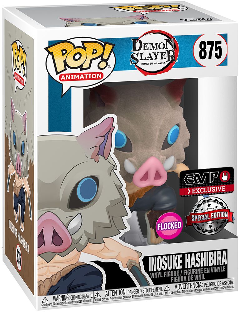 Inosuke (Chase Edition Possible!) (Flocked) Vinyl Figure 875 | Demon ...
