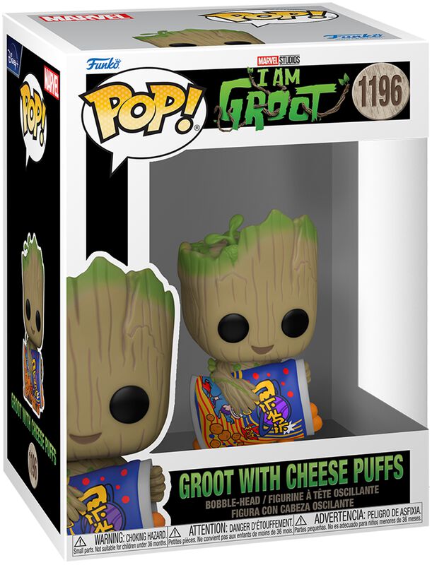 I am Groot - Groot with Cheese Puffs vinyl figurine no. 1196