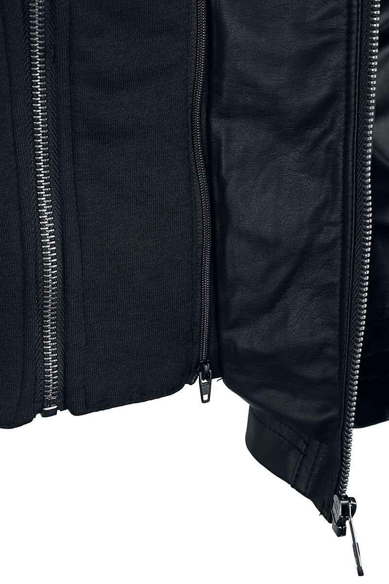 Road Tripping | Black Premium by EMP Imitation Leather Jacket | EMP