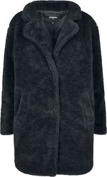 Ladies Oversized Sherpa Coat, Urban Classics, Short Coat