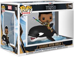 Wakanda Forever - Namor with Orca (Pop! Ride Super Deluxe) vinyl figurine no. 116, Black Panther, Funko Pop!