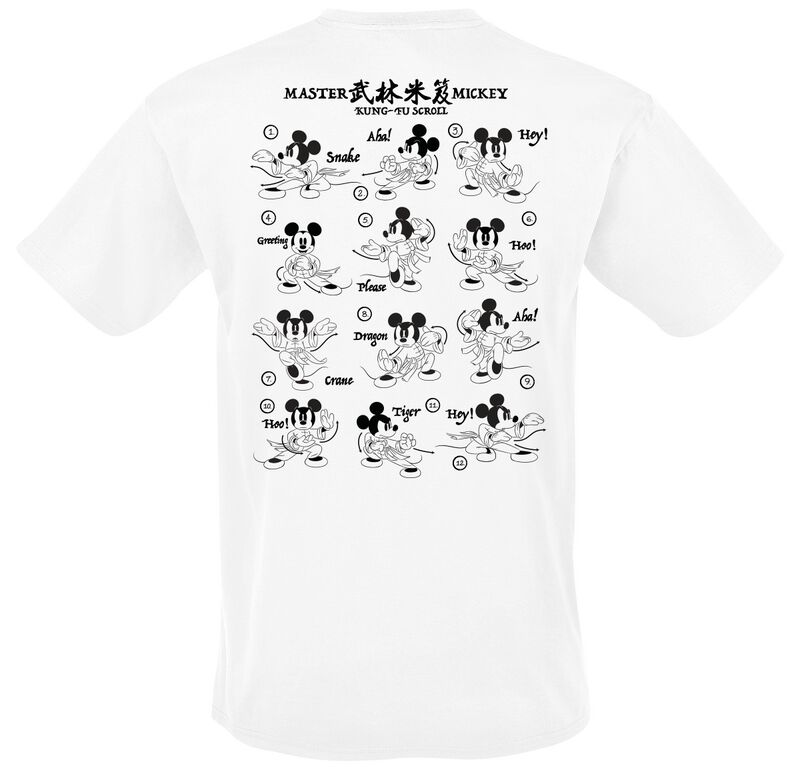 Master Kung Fu Scroll | Mickey Mouse T-Shirt | EMP