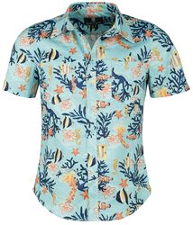Coral Reef, Rockin' Gent shirt, Short-sleeved Shirt