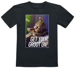 Kids - Get Your Groot On, Guardians Of The Galaxy, T-Shirt