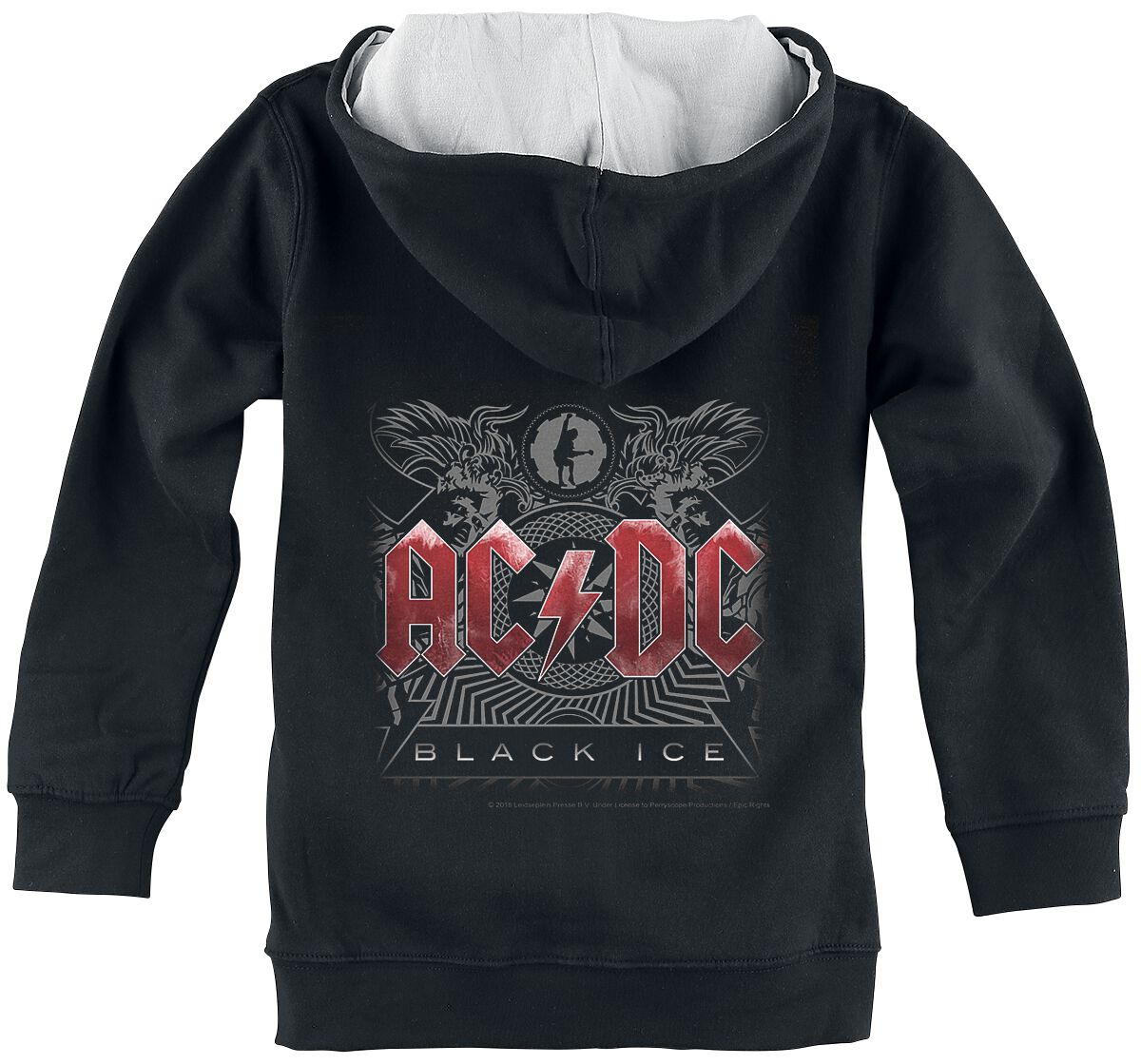 Children Hoodie Black Ice | AC / DC Hooded Jacket | EMP