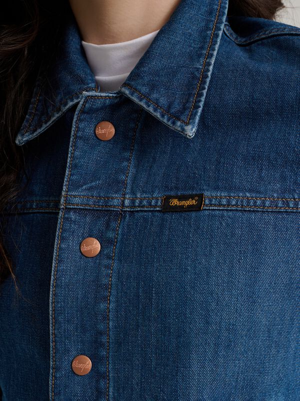 Stranger Things Nancy Jacket Classic Blue | Wrangler Denim Jacket | EMP