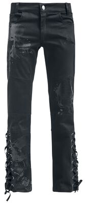 "Adrian Pant Boot Cut" Cloth Trousers black by Vixxsin, view 1