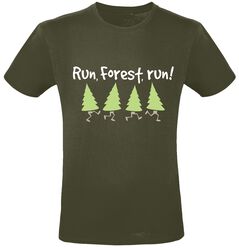 Run, Forest, Run!, Slogans, T-Shirt