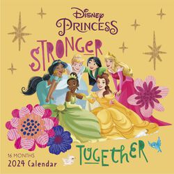 2024 wall calendar, Disney Princess, Wall Calendar