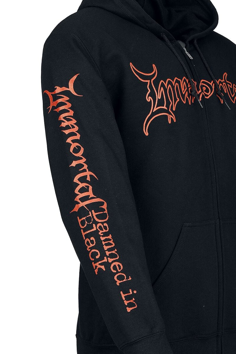 Immortal Shirt Damned In Black - Tee