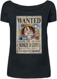 Wanted D Luffy, One Piece, T-Shirt