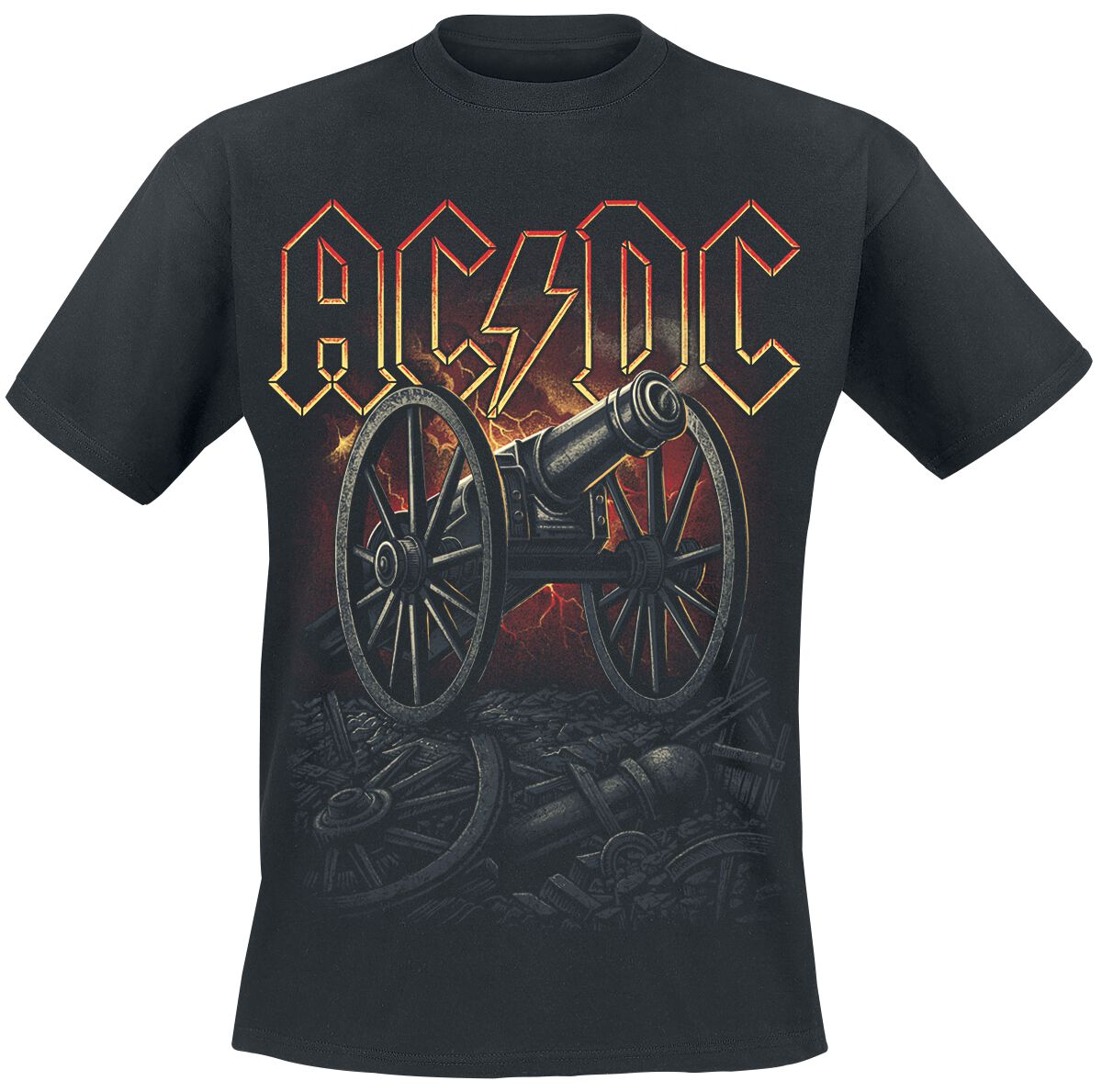 About To Rock Canon Red | AC/DC T-Shirt | EMP