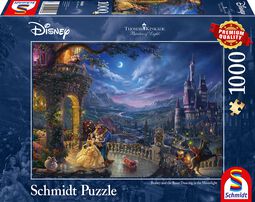 Thomas Kinkade Studios - Dance in the moonlight, Beauty and the Beast, Puzzle