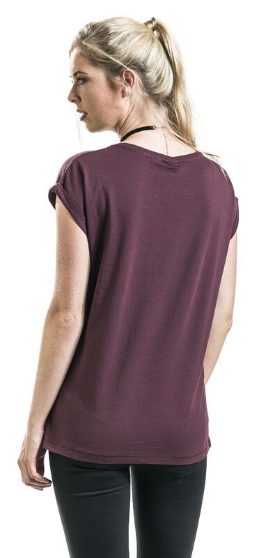 Build Your Brand T-Shirt Femme Extended Shoulder Tee - Coupe Décontractée Et Confortable