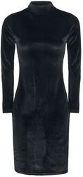 Ladies Velvet Turtleneck Dress, Urban Classics, Short dress