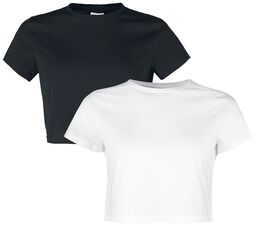 Fran S/S Cropped T-Shirt 2-Pack