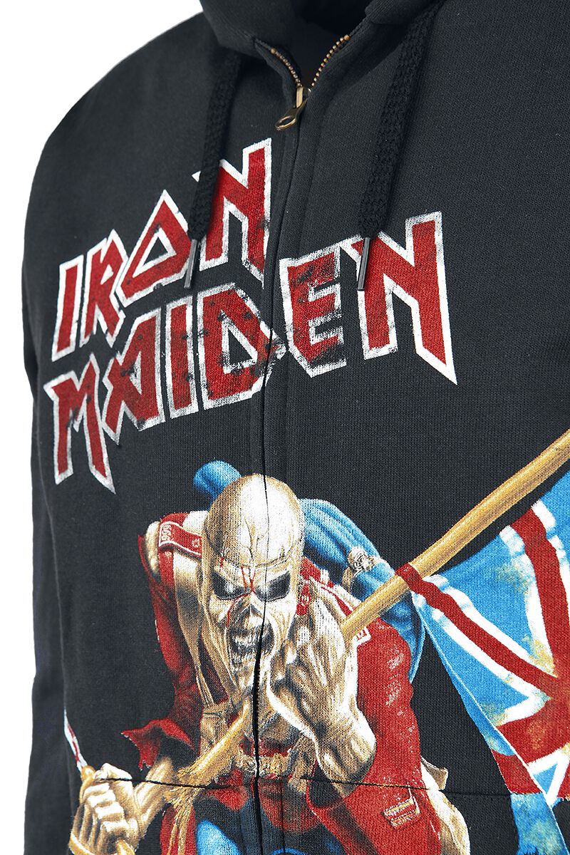 rockshirts IRON MAIDEN FEAR OF THE DARK - Sweat zippé - black/noir