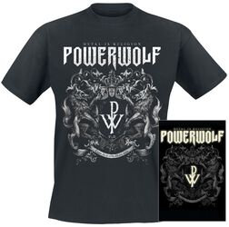 Crest Glow-In-The-Dark, Powerwolf, T-Shirt