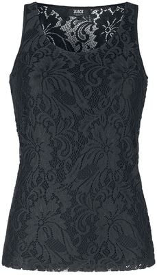 "Lace Top" Top black by Black Premium by EMP, view 1