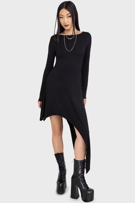 Crescent Doom Dress | KIHILIST by KILLSTAR Mini Dress | EMP Crescent Doom Dress | KIHILIST by KILLSTAR Mini Dress | EMP