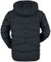 Black Puffer Jacket with Removable Hood