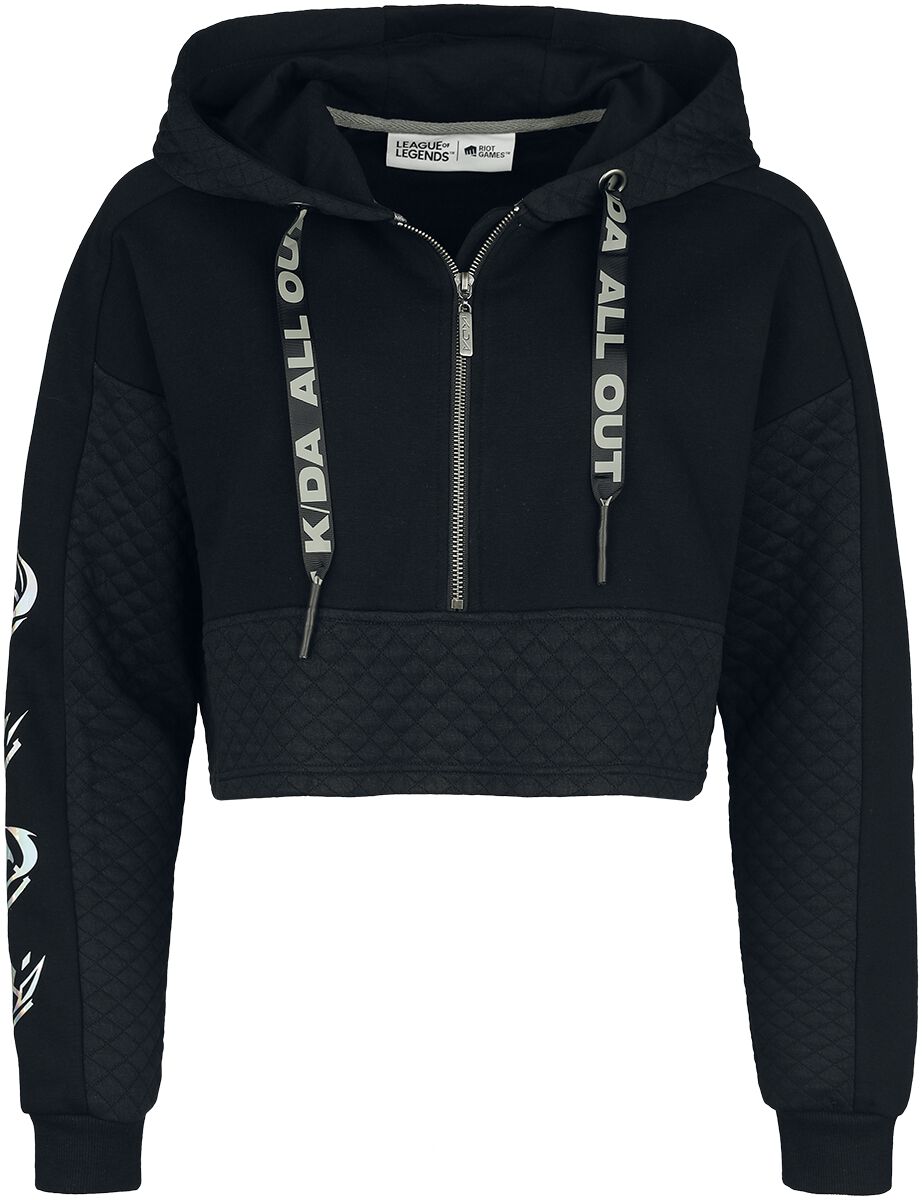 Teddy Hoodie Emp Pullover Damen Teddy Hoodie Black Premium By EMP
