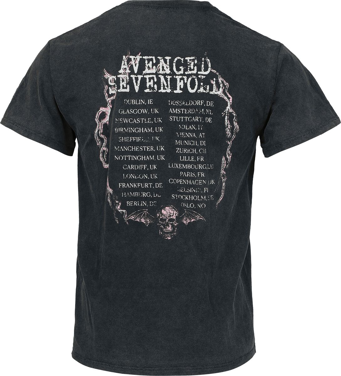 Maglietta Avenged Sevenfold – Seize The Day, Nera, Cotone, Merch Ufficiale