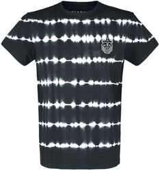 T-shirt with batik effect, Black Premium by EMP, T-Shirt