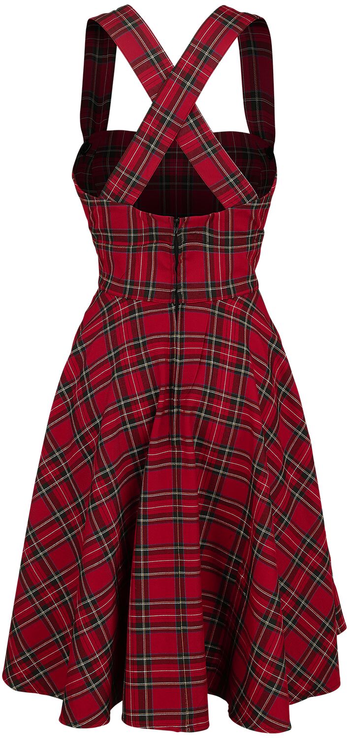 Irvine Pinafore Dress | Hell Bunny Medium-length dress | EMP