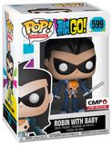 Robin with Baby Vinyl Figure 599, Teen Titans Go!, Funko Pop!
