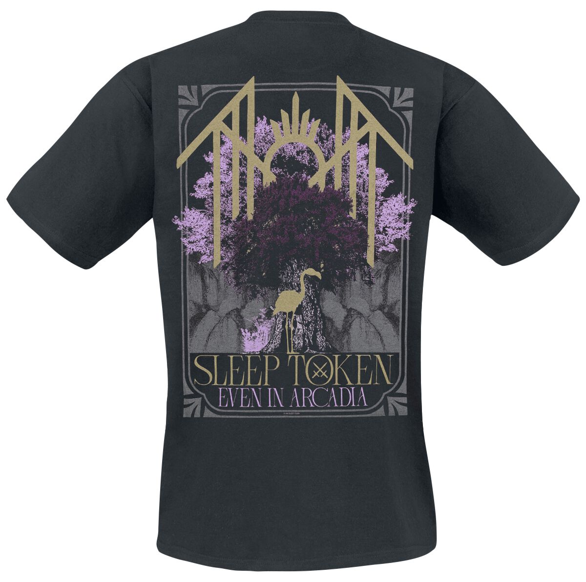 Maglietta Ufficiale Sleep Token "Even In Arcadia Archway" - Rock Off T-Shirt Unisex In Cotone Morbido, Taglie Standard - 2