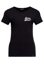 Queen Kerosin Dames T-shirt met korte mouwen V-hals Tune Up Queen Kerosin Dames T-shirt met korte mouwen V-hals Tune Up