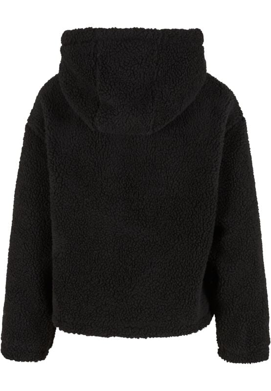 With Hood Ladies Petite Teddy Coat Ladies Short Hooded Sherpa