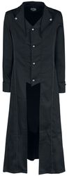 Black Classic Coat, H&R London, Army Coat
