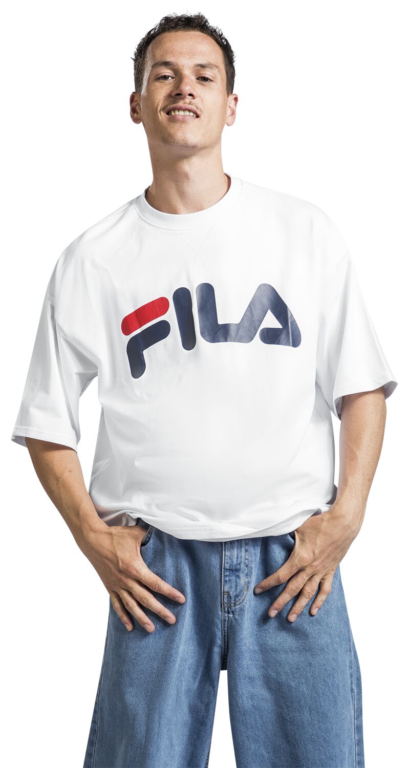 Oversized Fila Tshirt Men Tee Shirt Fila Garçon Best Sale