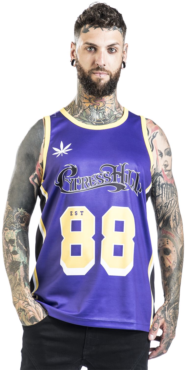 Amplified Mens Greenthumb Cypress Hill Basketball Jersey