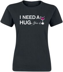 I Need A Huge Glass Of Wine, Alcohol & Party, T-Shirt