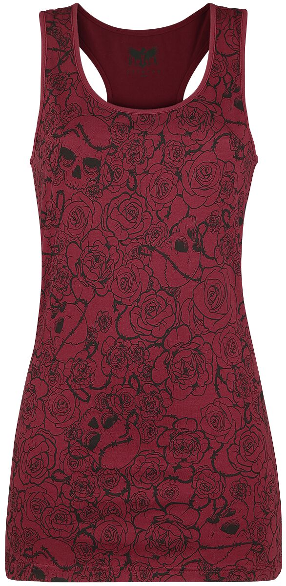 Black Premium by EMP When The Heart Rules The Mind T-shirt bordeaux-zwart 5XL