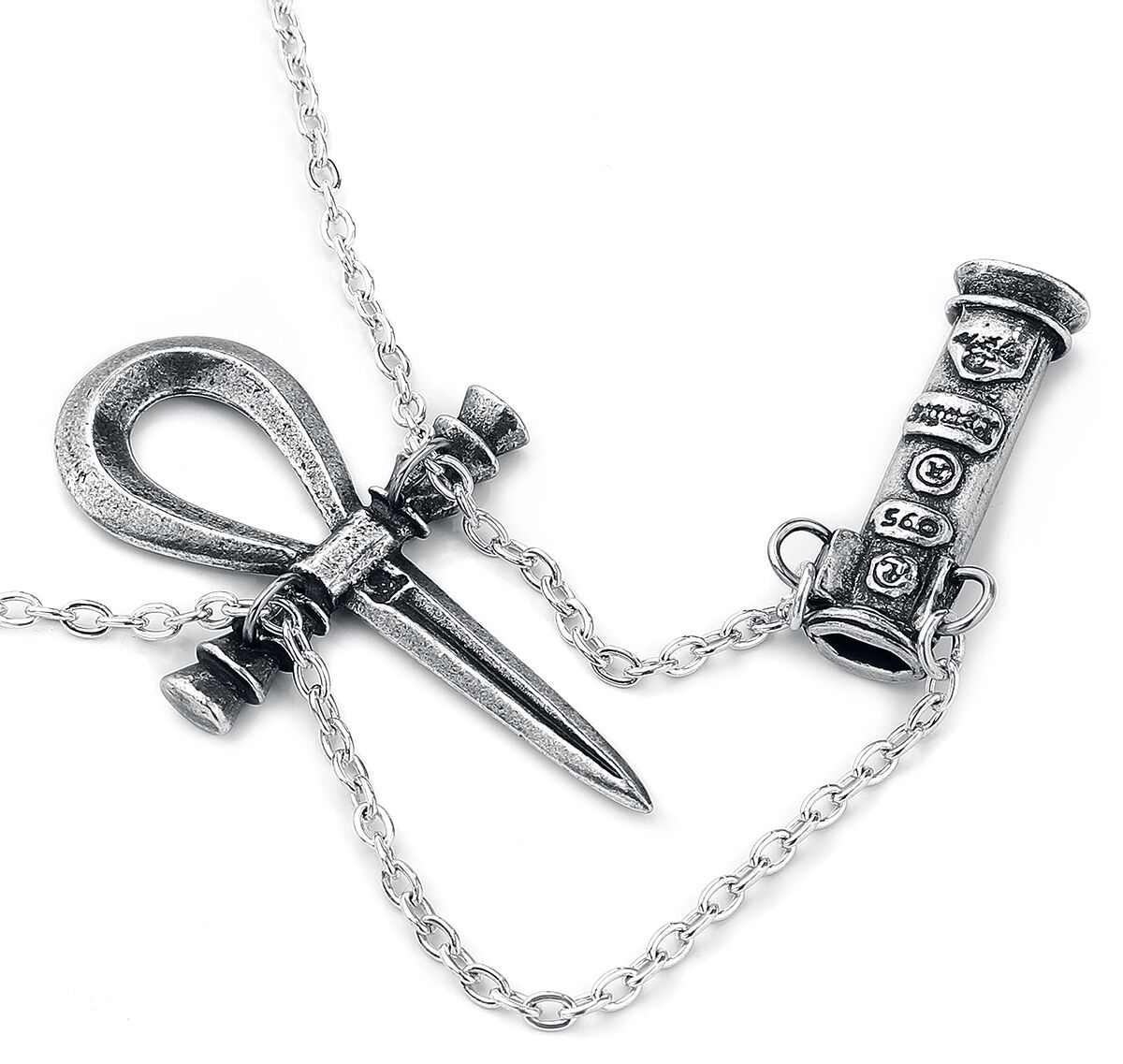 Ankh of the Dead Pendant | Alchemy Gothic Necklace | EMP