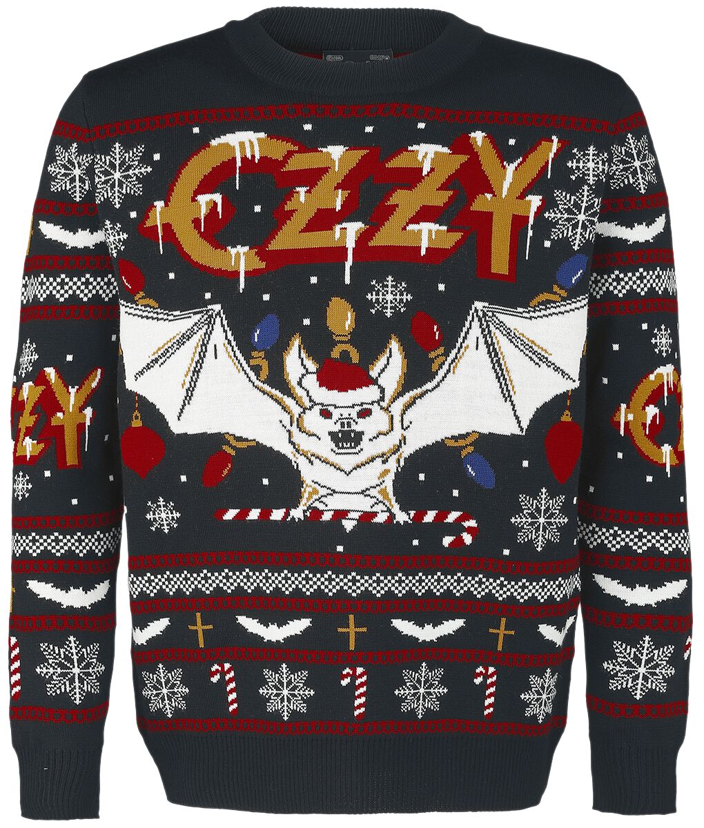 Holiday Sweater 2023 Ozzy Osbourne Christmas jumper EMP