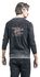 Rock Rebel X Route 66 - Black Long-Sleeve Top with Button Placket, Print and Appliqué