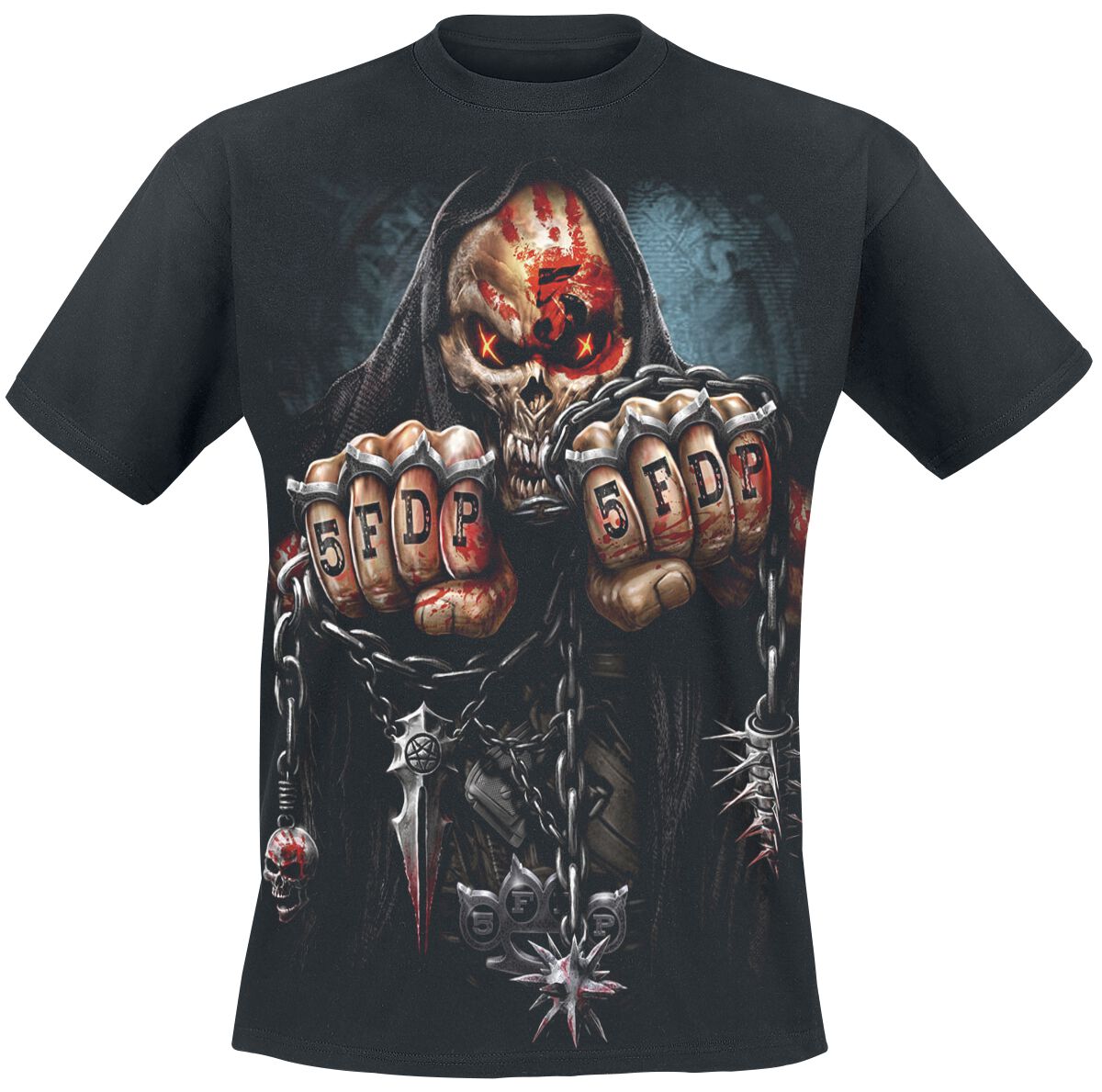 Officially Licensed Five Finger Death Punch War Soldier T-Shirt – Heavy Cotton Tee