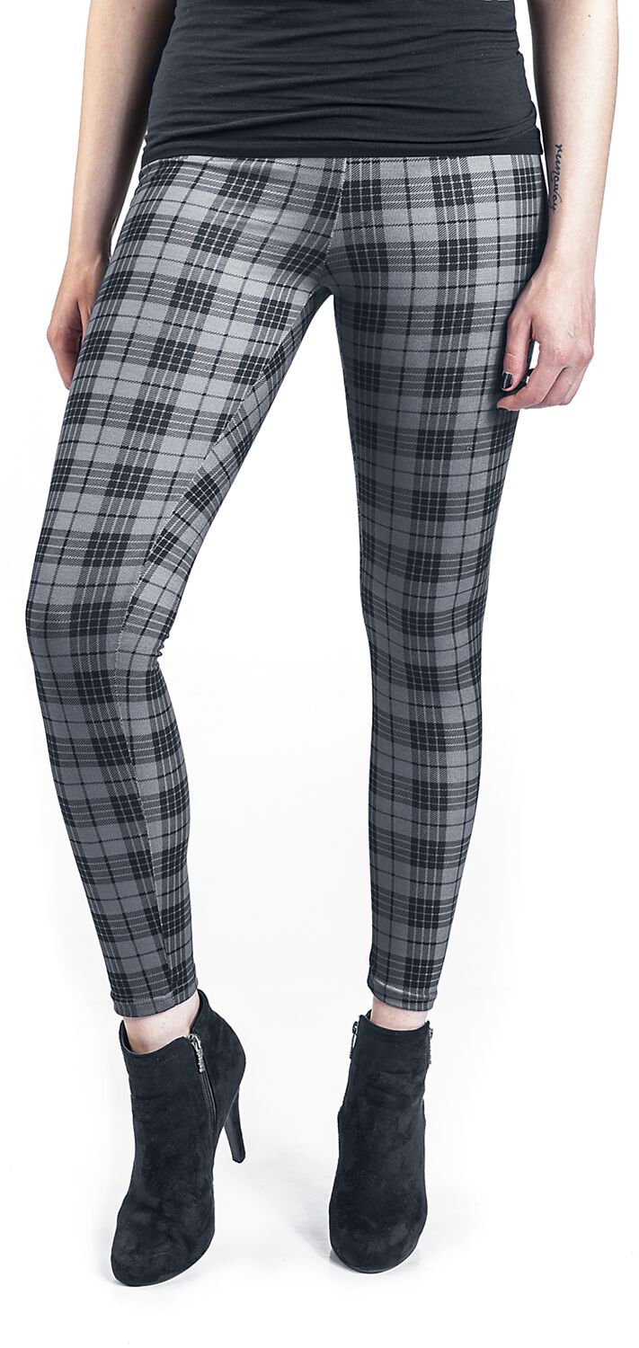 Checkered Leggings | Rock Rebel by EMP Tracksuit Trousers | EMP
