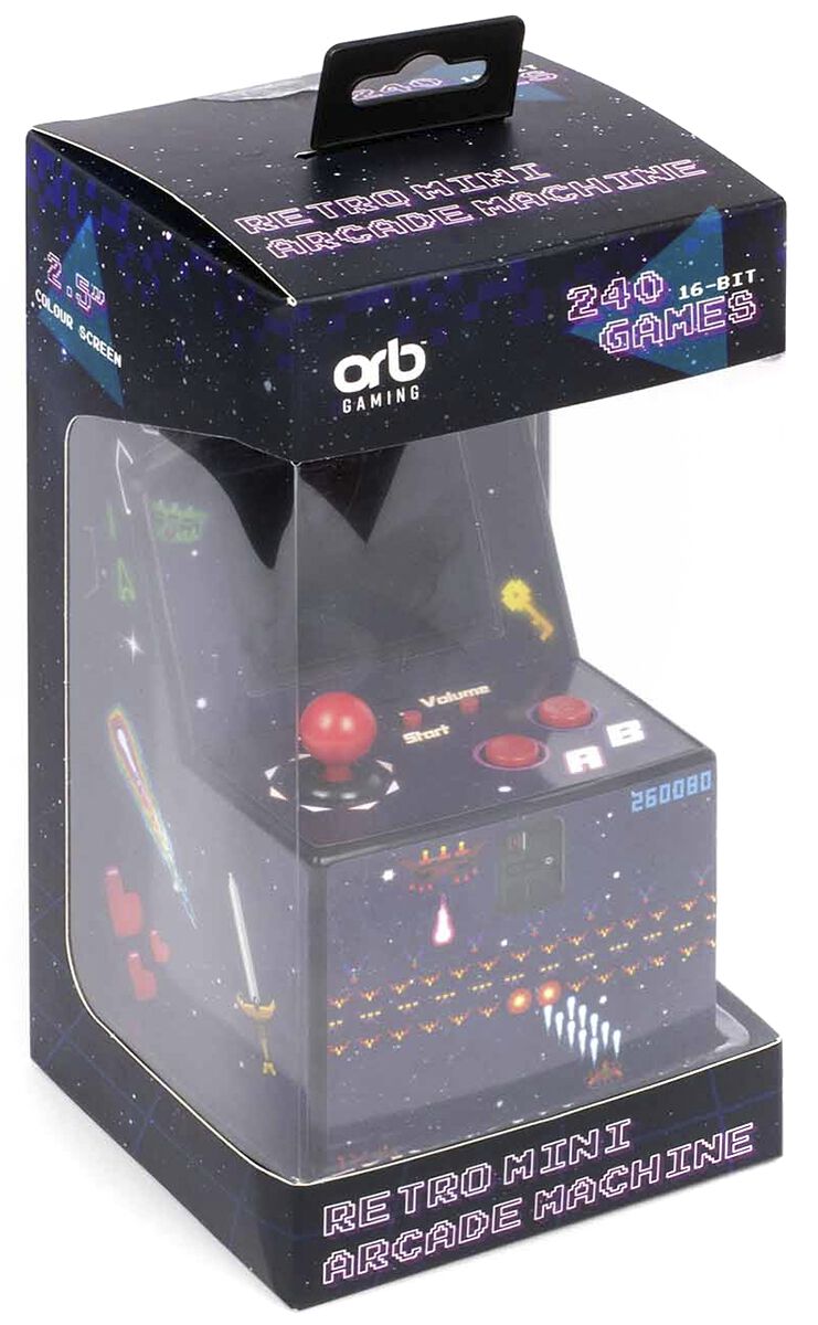 Mini Arcade Machine - incl. 300x 16-Bit Games | Mini Arcade Machine Toy ...