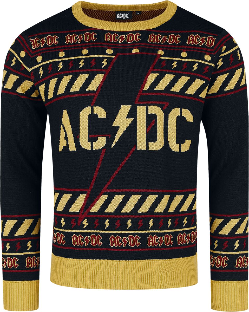 Christmas Jumper Pull De Noel Pour Deux Holiday Sweater 2024 AC/DC
