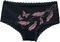 Set of three pairs of underwear with butterfly print