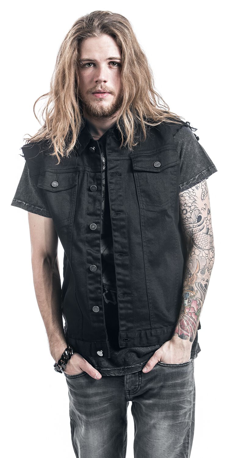 Life Of An Easy Rider | Black Premium by EMP Vest | EMP