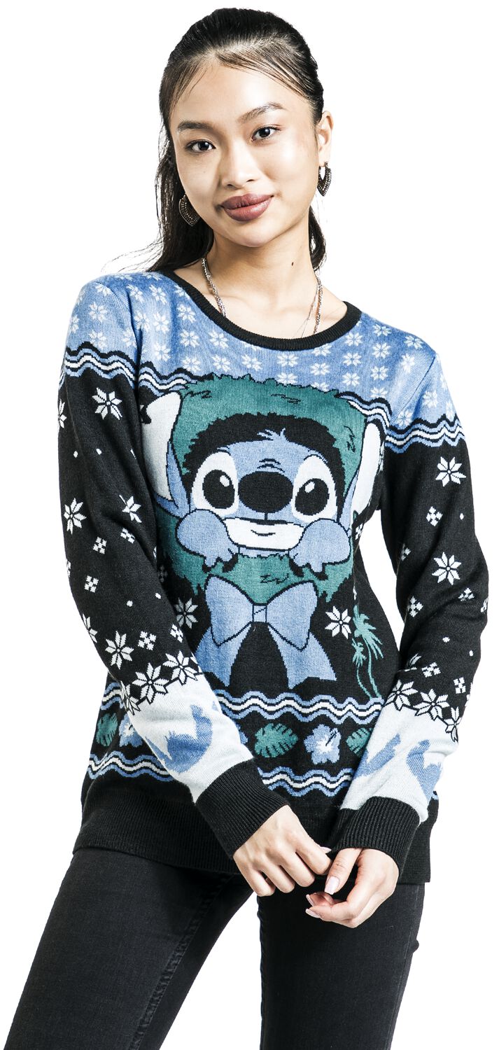 Lilo Stitch Hoodie Lilo Weihnachtspullover Disney Damen Disney